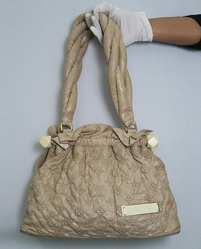 Olympe Stratus PM, &pound;250, Handbags, Beige, Lambskin Leather, Front view